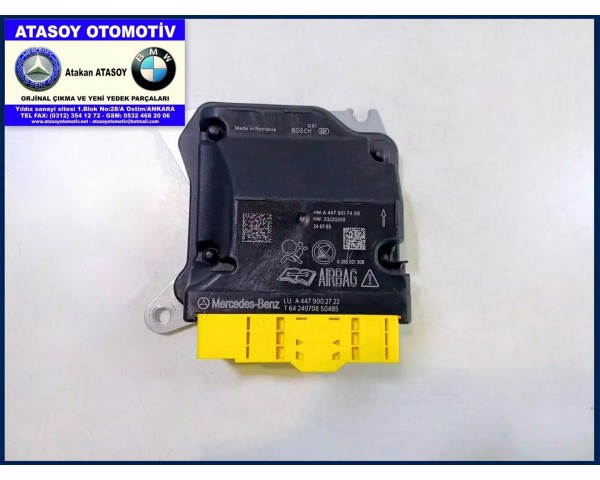 MERCEDES VİTO AİRBAG BEYNİ 4479005124 4479003624 4479009222 4479002722 0285021526 0285021306 0285021167 A4479005124 A4479003624 A4479009222 A4479002722  4479005024 4479003524 4479009122 4479002622